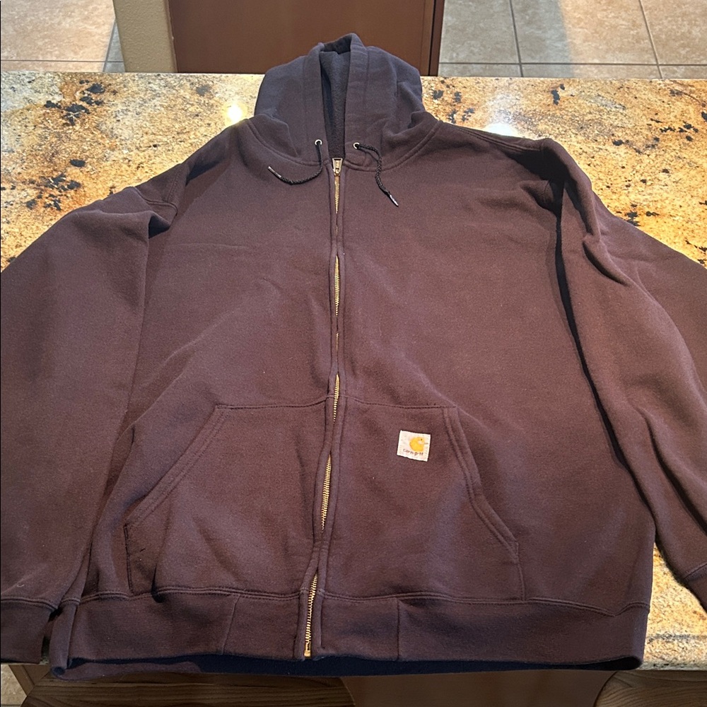 Carhartt Black Full-Zip Hoodie